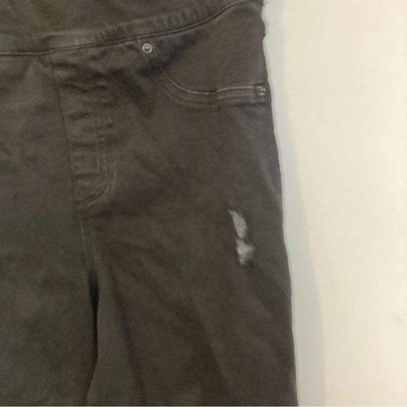 Spanx Distressed Skinny Jeans Vintage Black Medium - Picture 5 of 10